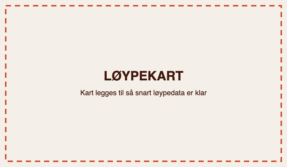 Løypekart plassholder for distansen